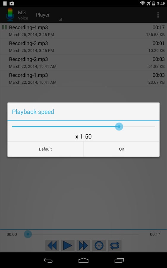 MG Voice Recorder MP3/PC...截图7