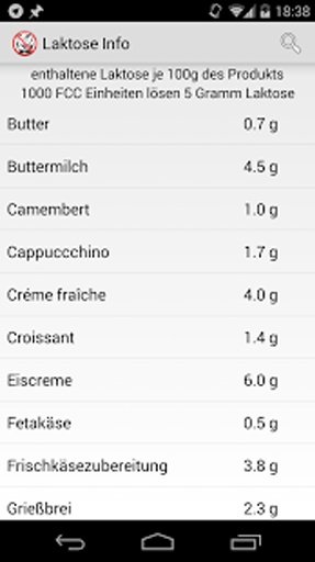 Laktose Info截图1