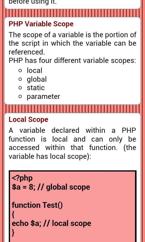 Pocket PHP Tutorial截图4