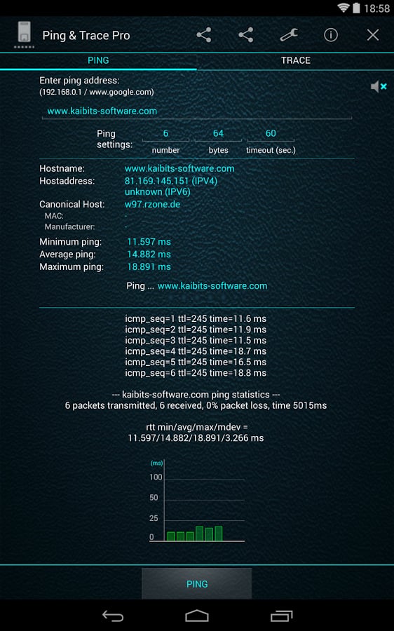 Ping and Trace Pro截图1