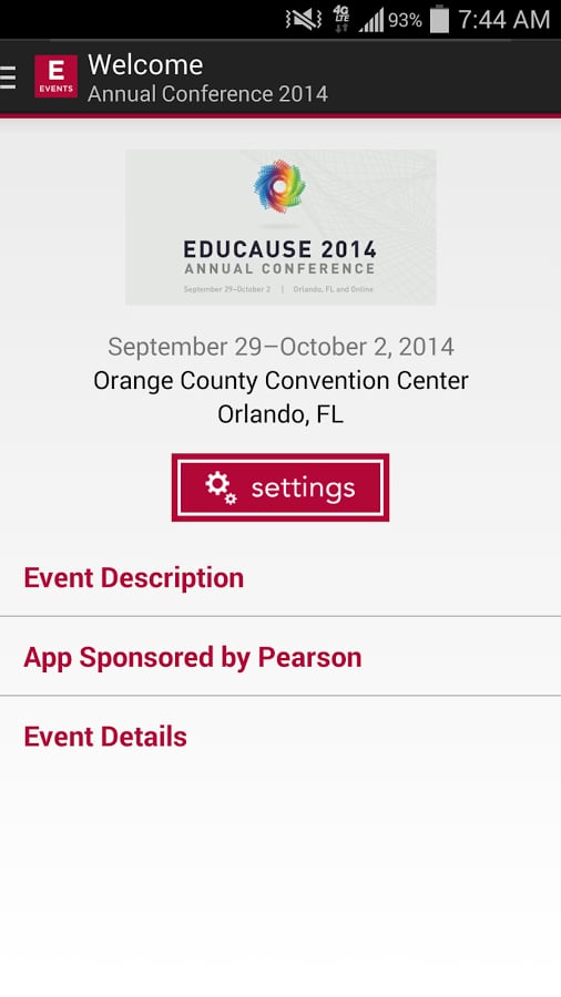 EDUCAUSE Conferences &amp; E...截图1