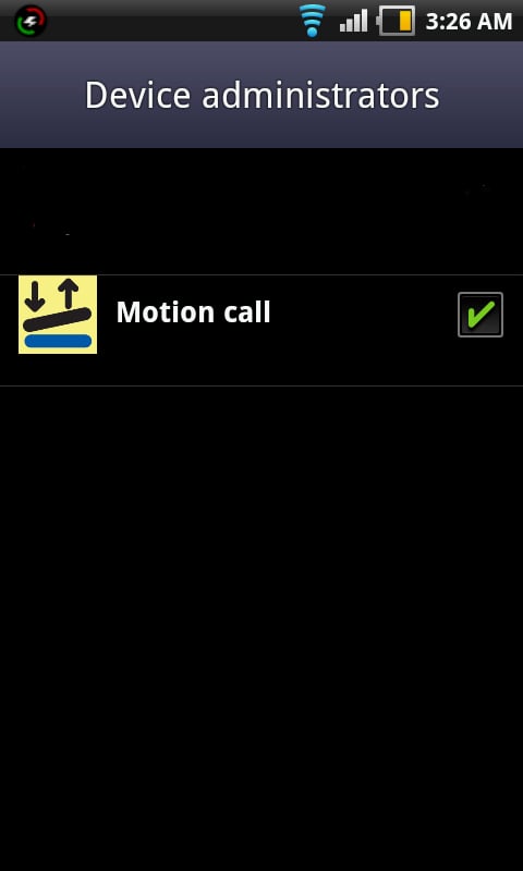 Motion call (phone/scree...截图3