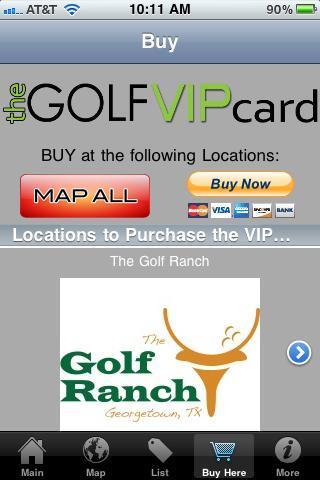 Golf Vip Card截图5