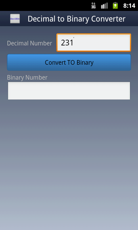 Decimal To Binary Converter截图4