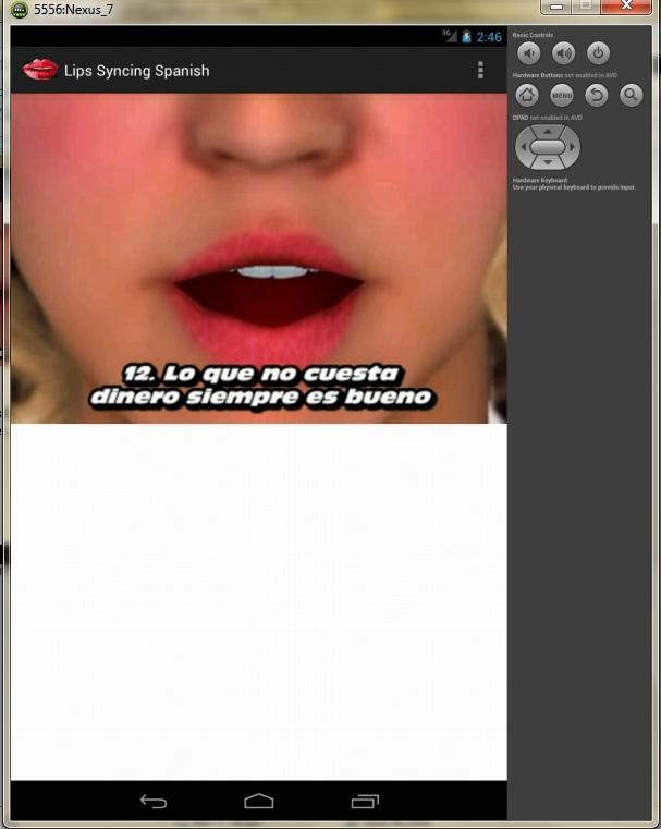 Lips Syncing Spanish Lite截图4