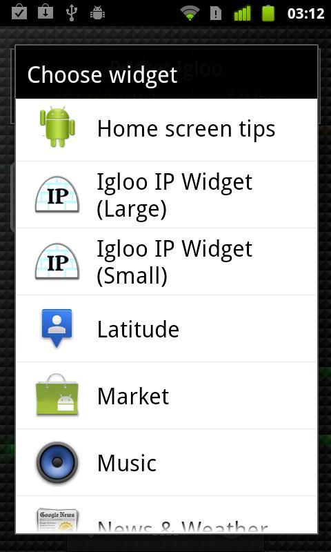 Igloo IP Widget截图4