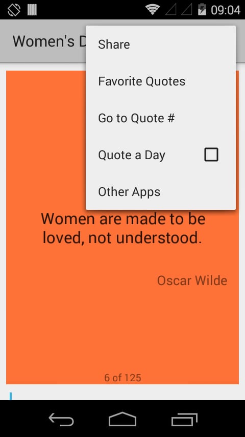 Women's Day Quotes App截图1