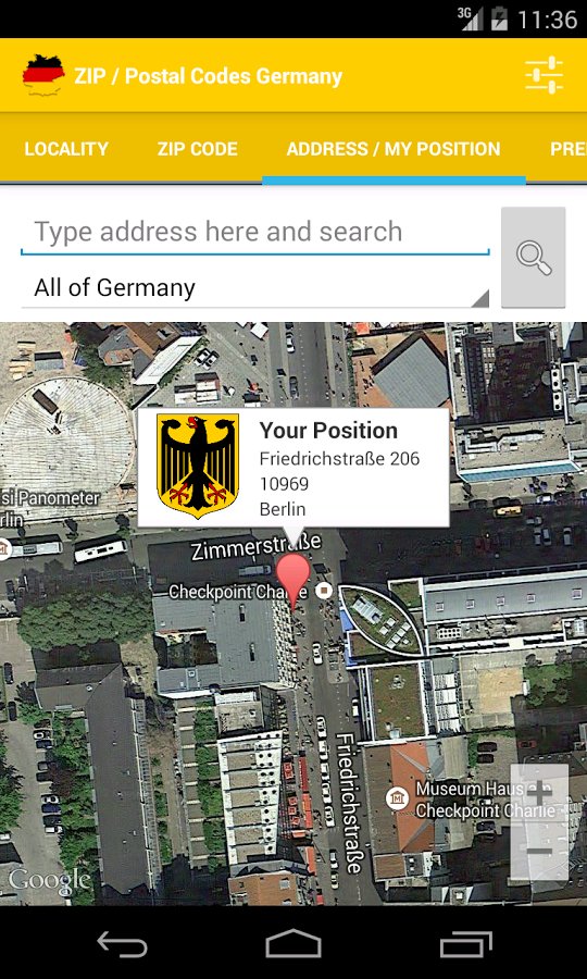 ZIP / Postal Codes Germany截图6