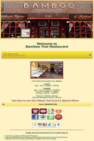 Bamboo Thai Restaurant截图2