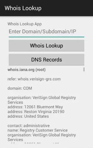 Whois Lookup Tool截图3