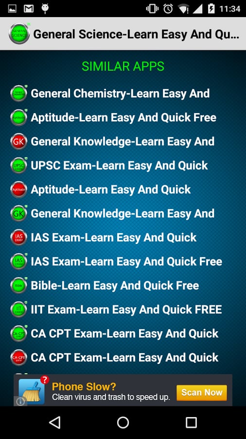 General Science-Learn Easy And Quick FREE截图2