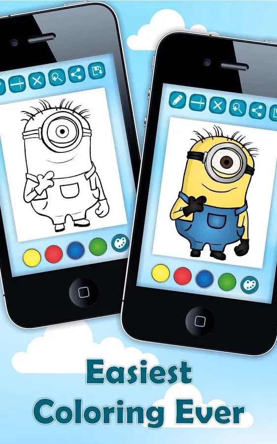 Coloring Pages Minions E...截图3