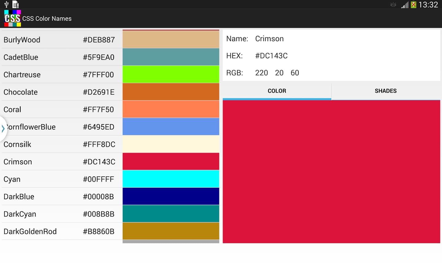 CSS Color Names截图5