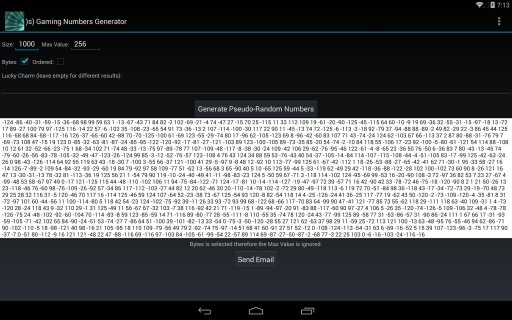 )s) Gaming Numbers Generator截图4