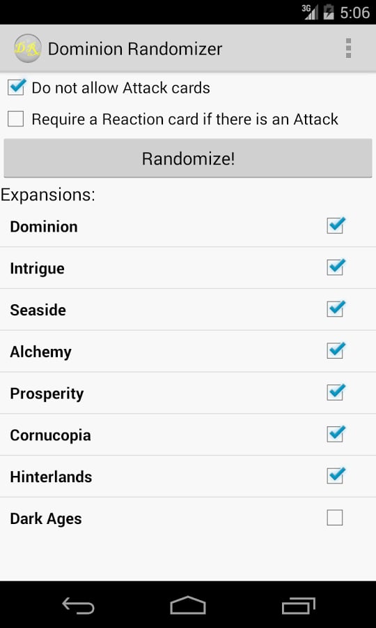 Dominion Randomizer截图4