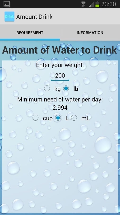 Amount Water截图3