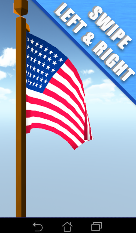 3D FLAGS USA FREE截图2