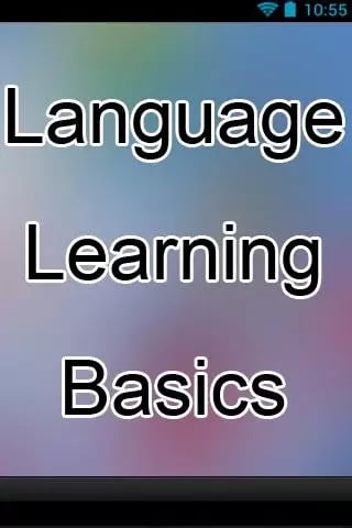 Language Learning Basics截图2