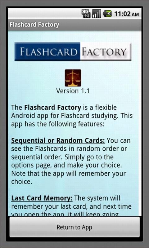 Flashcard Factory截图1