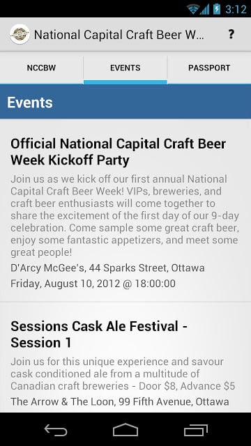 National Capital Beer Week截图2