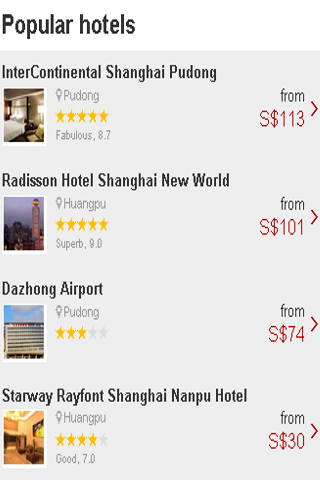 Shanghai Hotels @ 80% Di...截图1