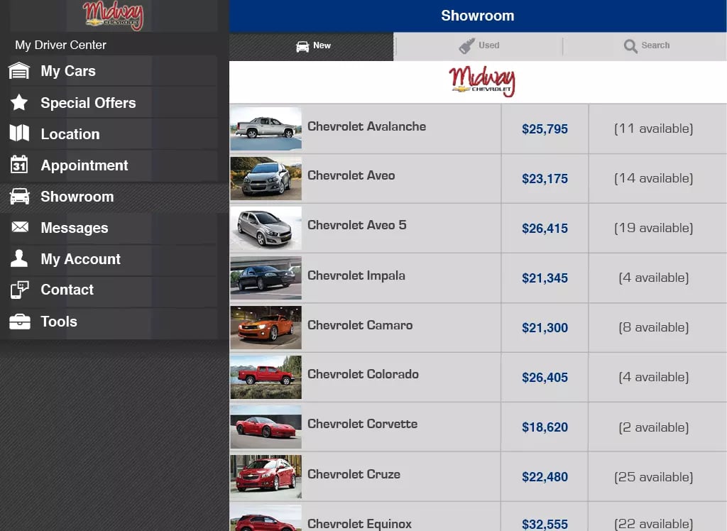 Midway Chevrolet截图4