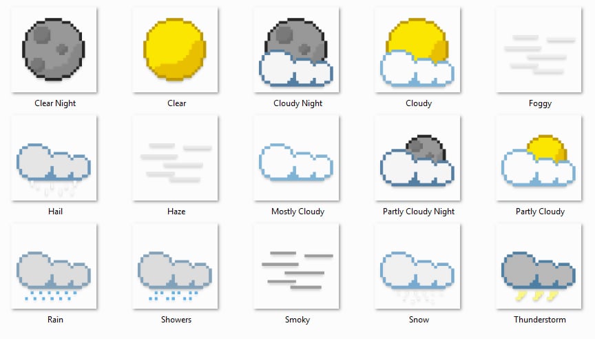 8Bit Weather Clock截图1