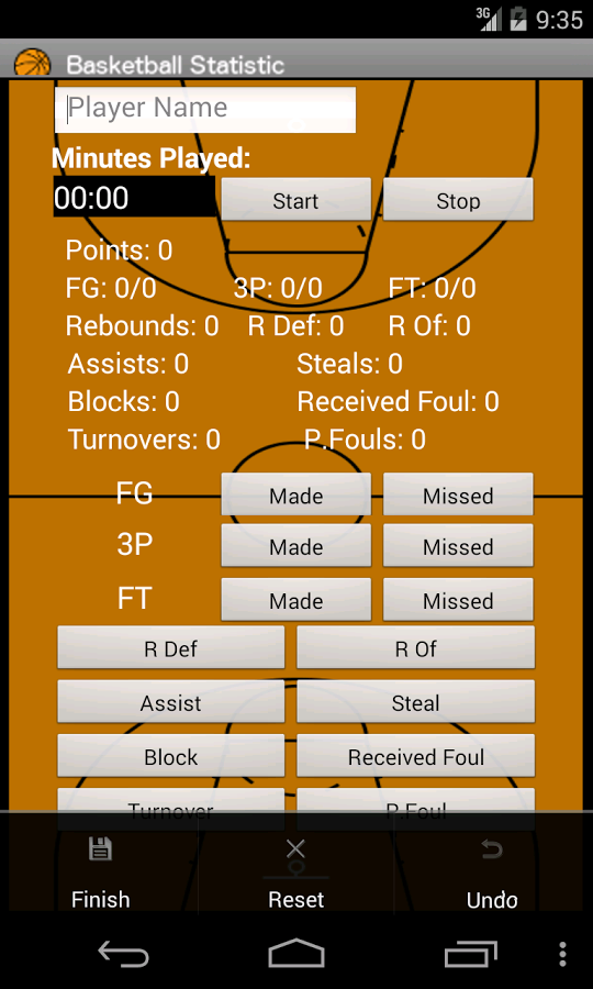 Basketball Statistic截图2