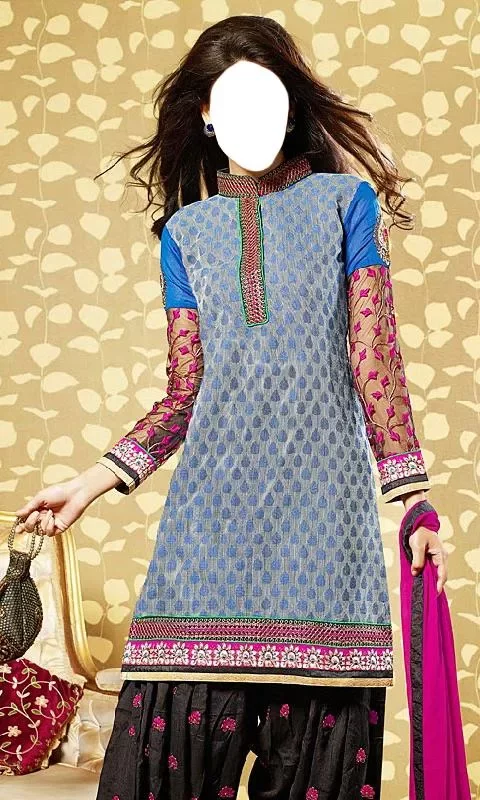 Woman Salwar Suit Photo Maker截图2