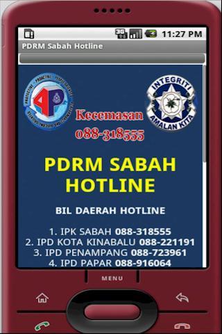 PDRM Sabah Hotline截图1