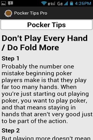 Pocker Tips截图3