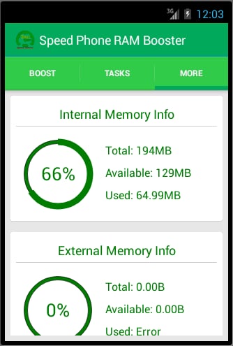 Speed Phone RAM Booster截图2