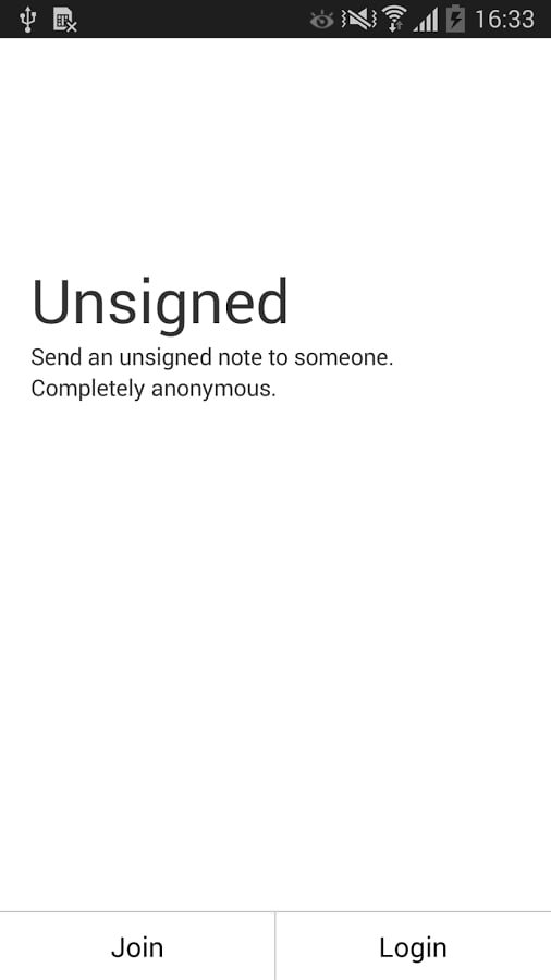 Unsigned - Anonymous Mes...截图1