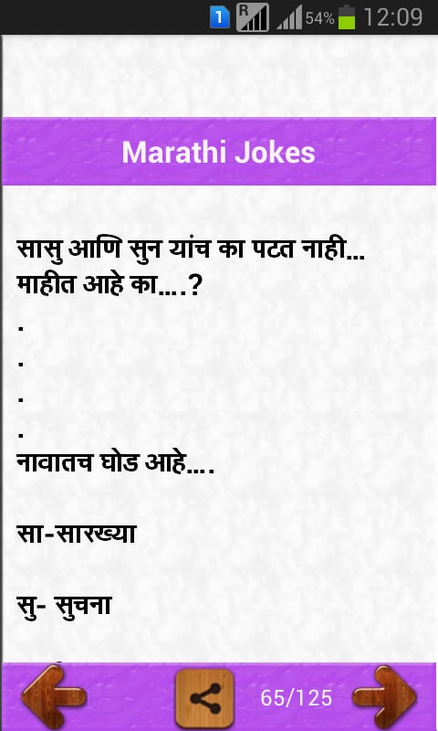 Marathi Jokes Latest截图1