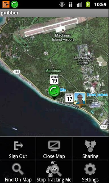 guibber - GPS location sharing截图5