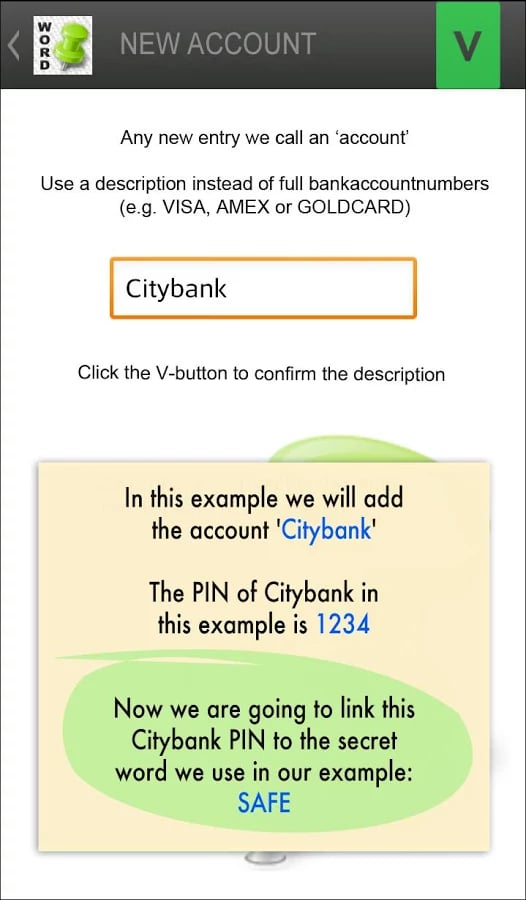 WordPIN - Safe pincode s...截图5