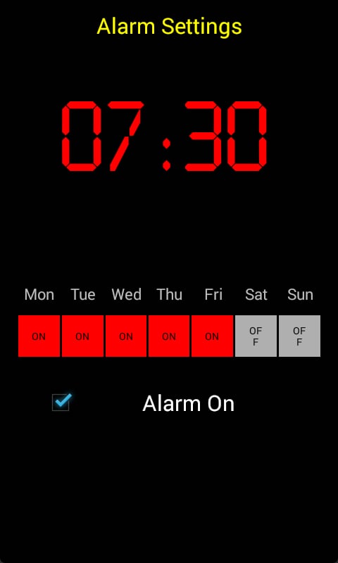 Speaking Alarm Clock截图1