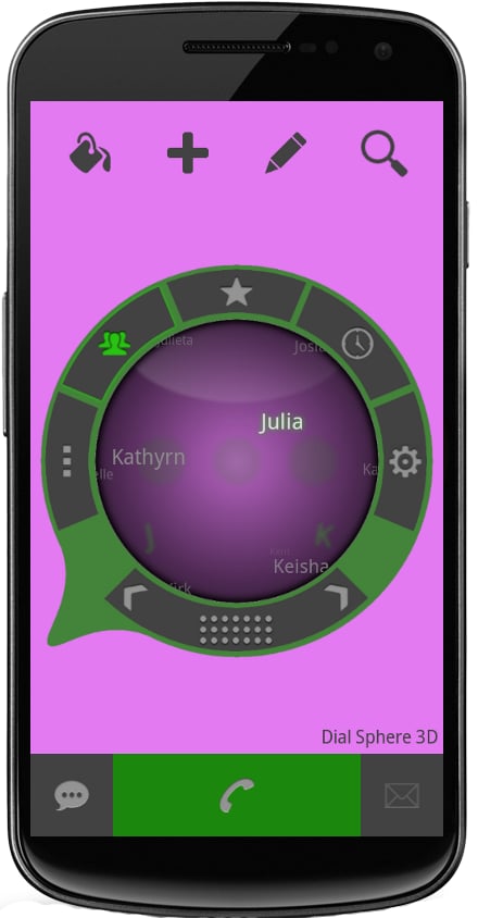Dial Sphere 3D - Dialer截图1