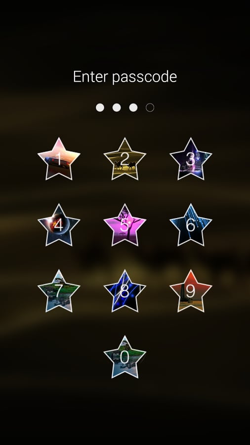 Star Keypad Lock screen截图6