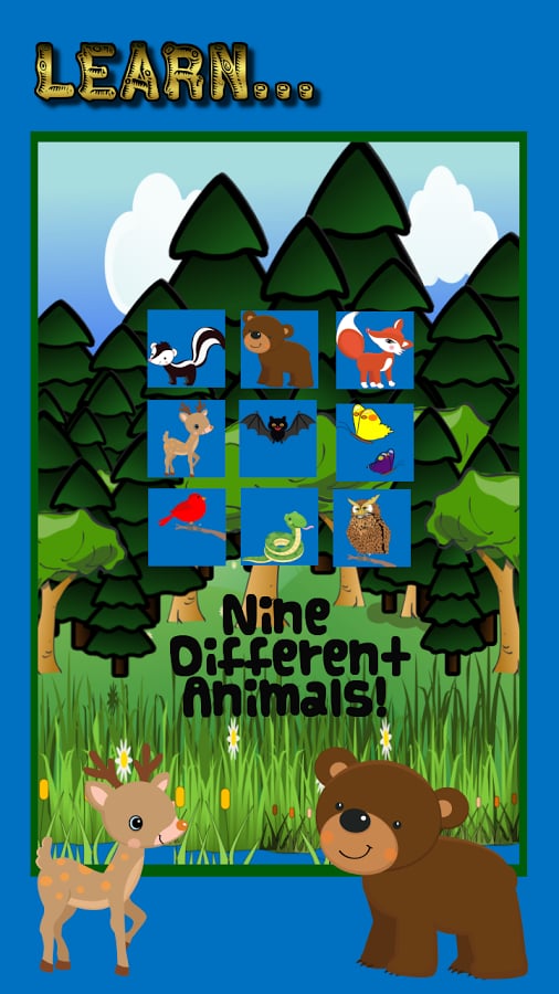 Kids Animal Match- Fores...截图1