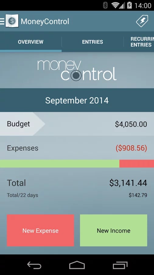 MoneyControl Expense Tra...截图8