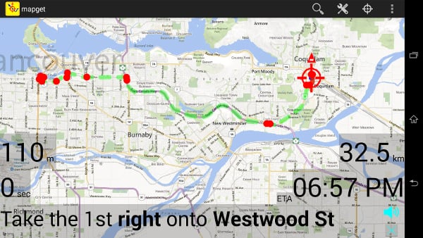 mapget GPS navigator截图1
