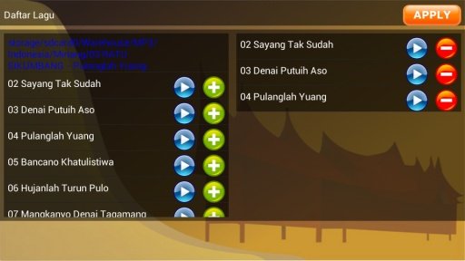 Minang MP3 Player截图2