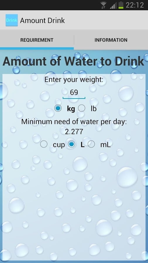 Amount Water截图5