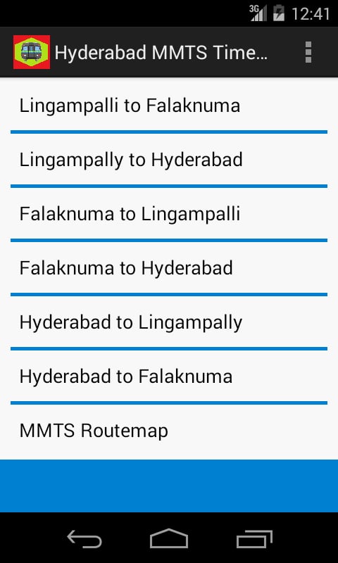 Hyderabad MMTS Timetable截图1