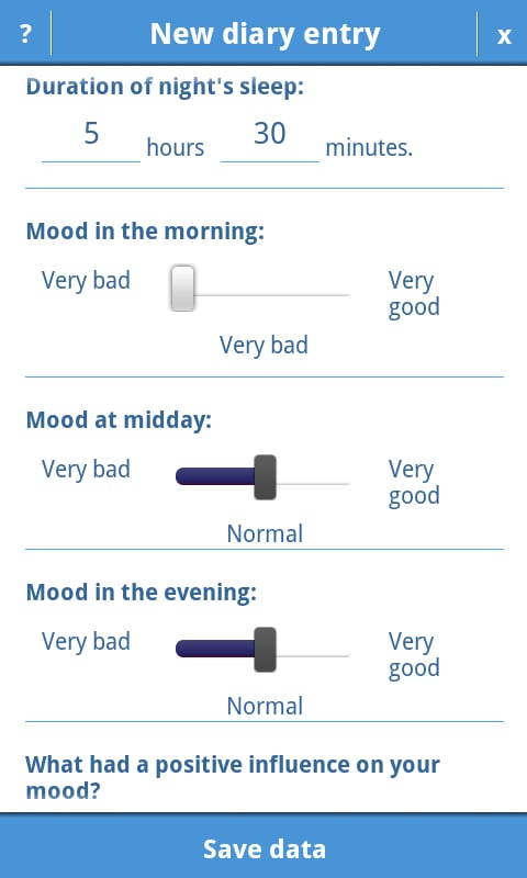 Mood diary - depression ...截图2