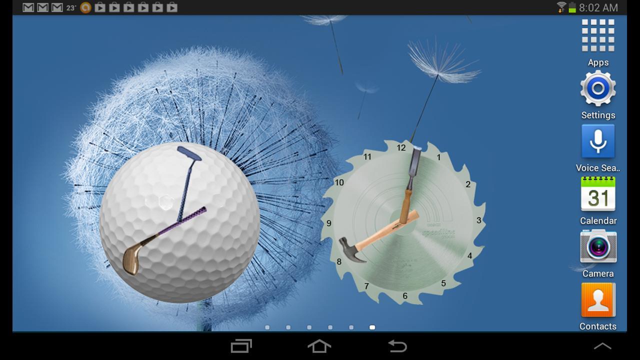 Golf Analog Clock截图1