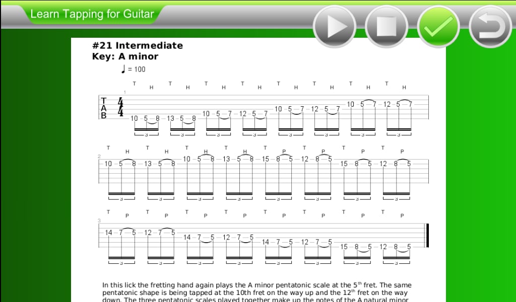 Shred Guitar Tapping Les...截图1