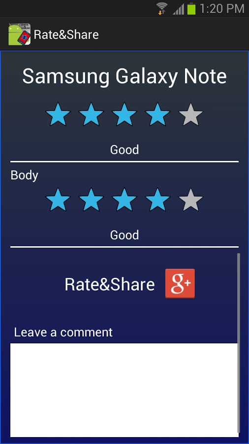 Rate&amp;Share截图1