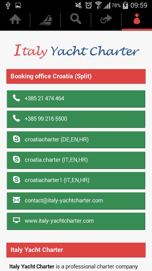 Italy Yacht Charter截图3